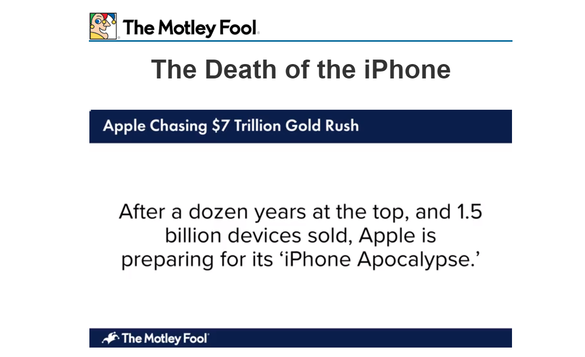 Motley Fool The Death of the iPhone