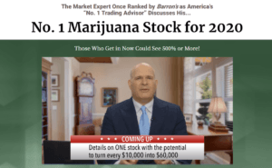 No. 1 Marijuana Stock for 2020