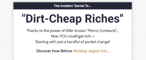 dirt cheap riches