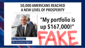 fake testimonial