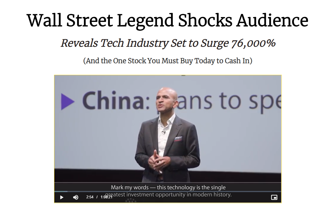 Wall Street Legend Shocks Audience