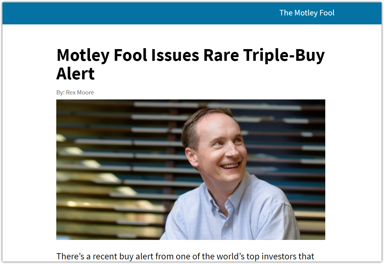 What Is Motley Fool’s “Triple Buy” Alert? Explained & Exposed!