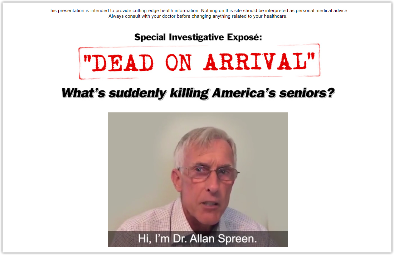 universal vaccine for seniors and dr. allan spreen