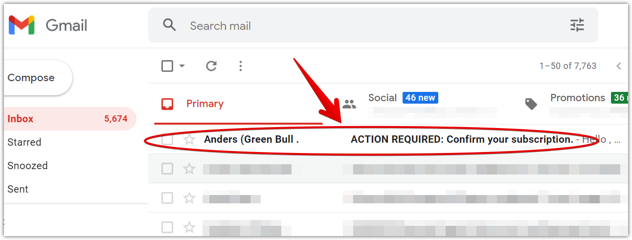 confirm subscription